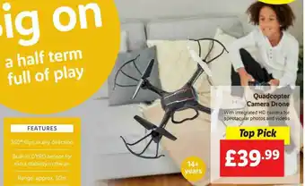 Lidl Quadcopter Camera Drone offer