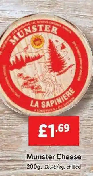Lidl Munster Cheese offer