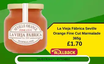 La Vieja Fábrica seville orange fine cut marmalade