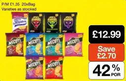 Booker Wholesale McCoy's crisps offer