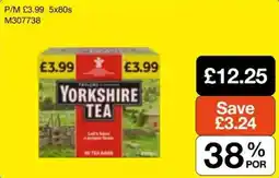 Booker Wholesale Yorkshire tea offer