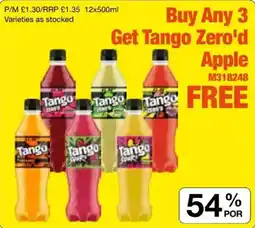 Booker Wholesale Tango Zero'd Apple offer