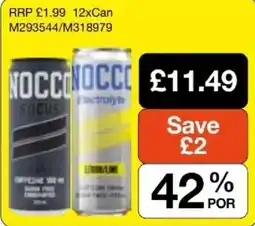 Booker Wholesale Nocco focus offer