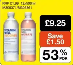 Booker Wholesale Vitamin Well Recover offer