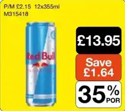 Booker Wholesale Red Bull offer