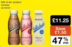 Booker Wholesale Barebells milkshake offer