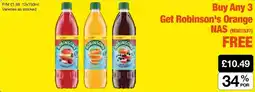 Booker Wholesale Robinson's orange offer