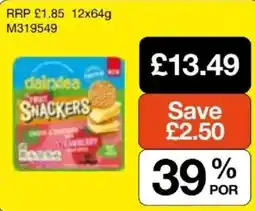Booker Wholesale Dairxtea fruit snackers offer