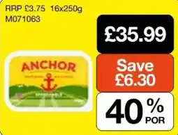 Booker Wholesale Anchor spreadable offer