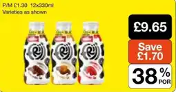 Booker Wholesale Miller's milkshake offer