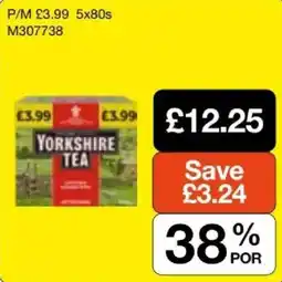 Booker Wholesale Yorkshire tea offer