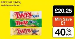 Booker Wholesale Twix xtra offer