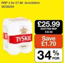 Booker Wholesale Scottish mup tyskie offer