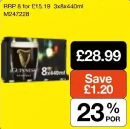 Booker Wholesale Guinness Original offer