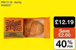Booker Wholesale St pierre butter croissant offer