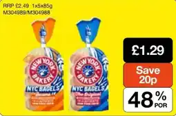 Booker Wholesale New York Bakery nyc bagels offer