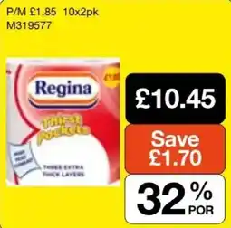 Booker Wholesale Regina thirst pockets offer