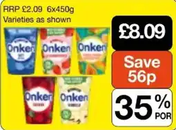 Booker Wholesale Onken yoghurt offer