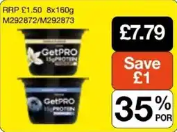 Booker Wholesale Getpro protein offer