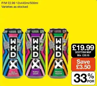 Booker Wholesale Wkd x offer