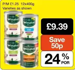 Booker Wholesale Winalot offer
