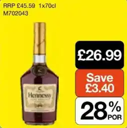 Booker Wholesale Hennessy cognac offer