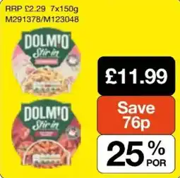 Booker Wholesale Dolmio stir-in offer