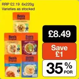Booker Wholesale Ben's Original offer