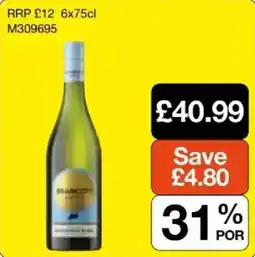 Booker Wholesale Blancotty white wine offer