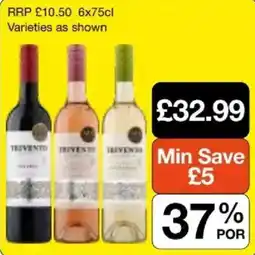 Booker Wholesale Trevento wine offer