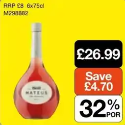Booker Wholesale Mateus offer
