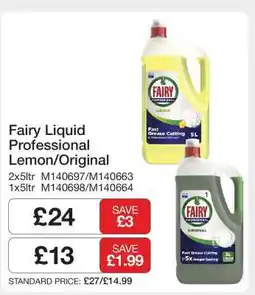 Makro Fairy Liquid Professional Lemon/Original offer
