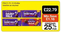 Makro Cadbury Dairy Milk Bars offer