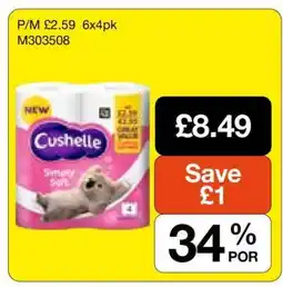 Makro Cushelle Simply Soft Toilet Paper offer