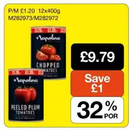 Makro Napolina Chopped Tomatoes / Peeled Plum Tomatoes offer