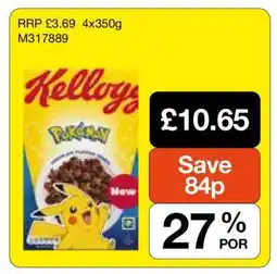 Makro Kellogg's Pokémon offer