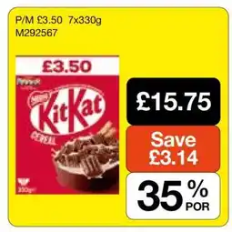 Makro KitKat Cereal offer