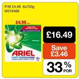 Makro Ariel Fast Dissolving offer