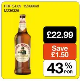Makro Birra Moretti offer