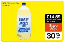 Makro Frosty Jack's Cider offer