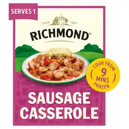 Iceland Richmond Sausage Casserole with a Soft Creamy Mash 400g offer