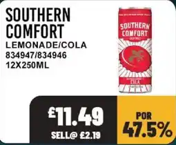 Bestway Southern comfort lemonade/cola offer