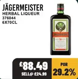 Bestway Jagermeister herbal liqueur offer