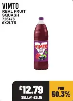 Bestway Vimto real fruit squash offer