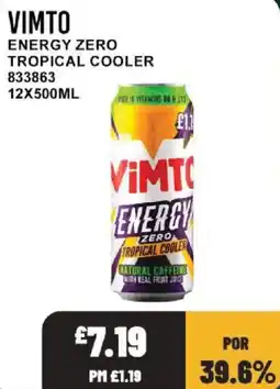 Bestway Vimto energy zero tropical cooler offer