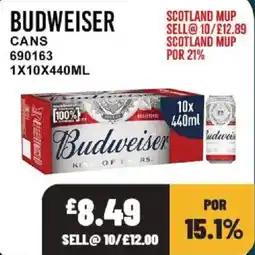 Bestway Budweiser cans offer