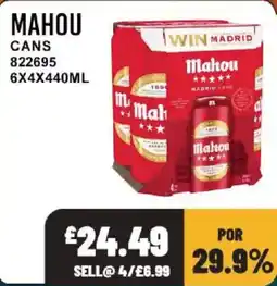 Bestway Mahou cans offer