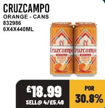 Cruzcampo orange