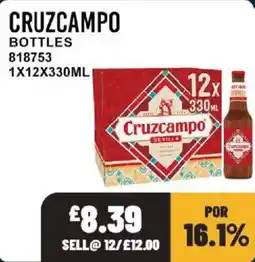 Bestway Cruzcampo bottles offer