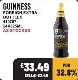 Bestway Guinness foreign extra - bottles offer